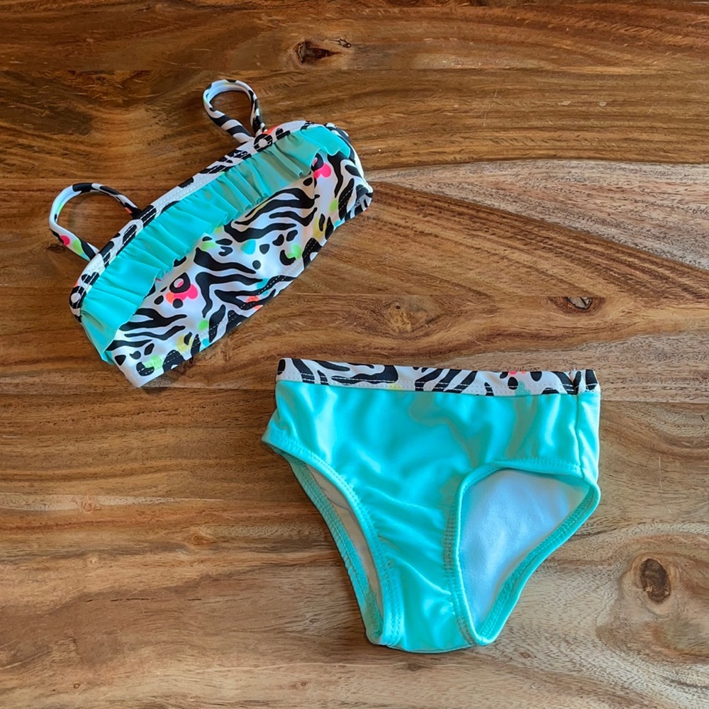 Cute 6-9 Month Baby 2 piece OP swim suite